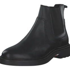 Tommy Hilfiger FM0FM05184BDS HILFIGER COMFORT LWT LTH, Chelsea Boots, Herren, Black