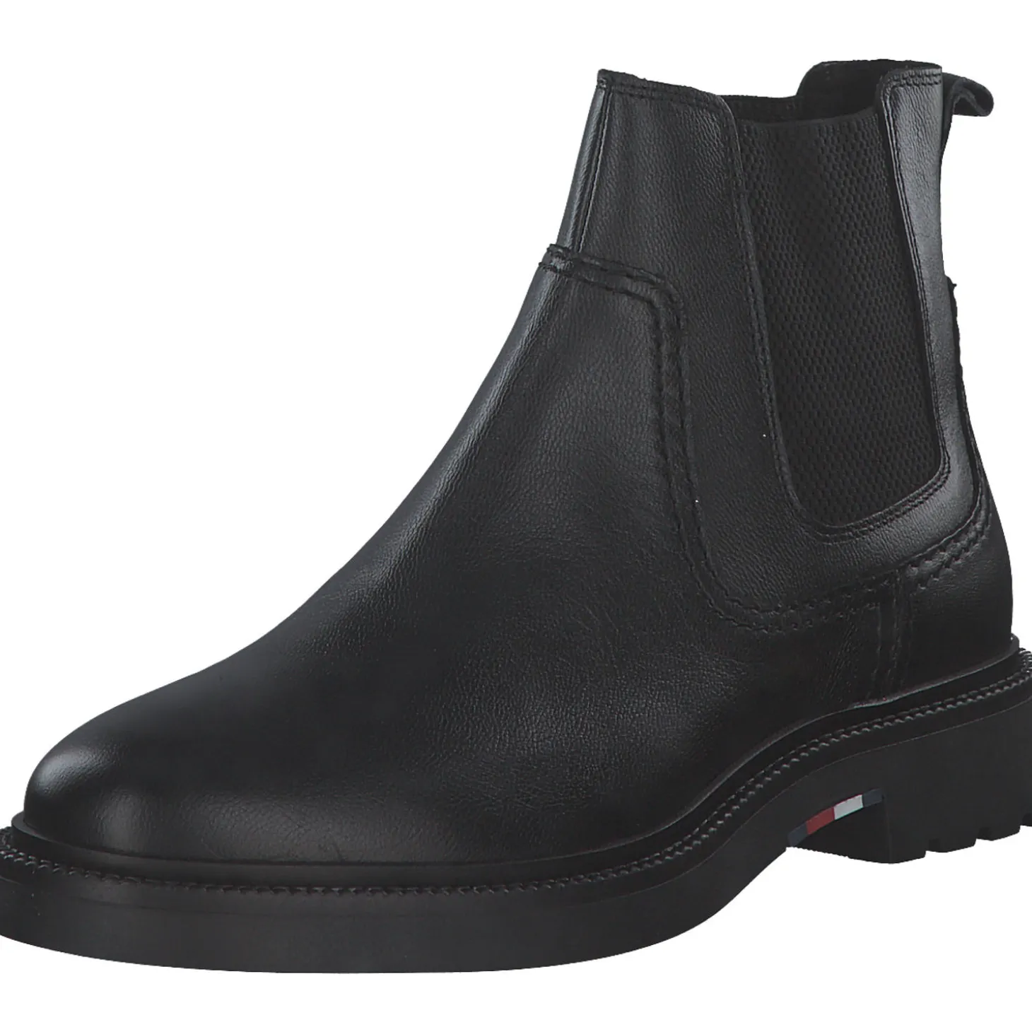 Tommy Hilfiger FM0FM05184BDS HILFIGER COMFORT LWT LTH, Chelsea Boots, Herren, Black