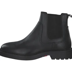 Tommy Hilfiger FM0FM05184BDS HILFIGER COMFORT LWT LTH, Chelsea Boots, Herren, Black
