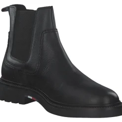 Tommy Hilfiger FM0FM05184BDS HILFIGER COMFORT LWT LTH, Chelsea Boots, Herren, Black
