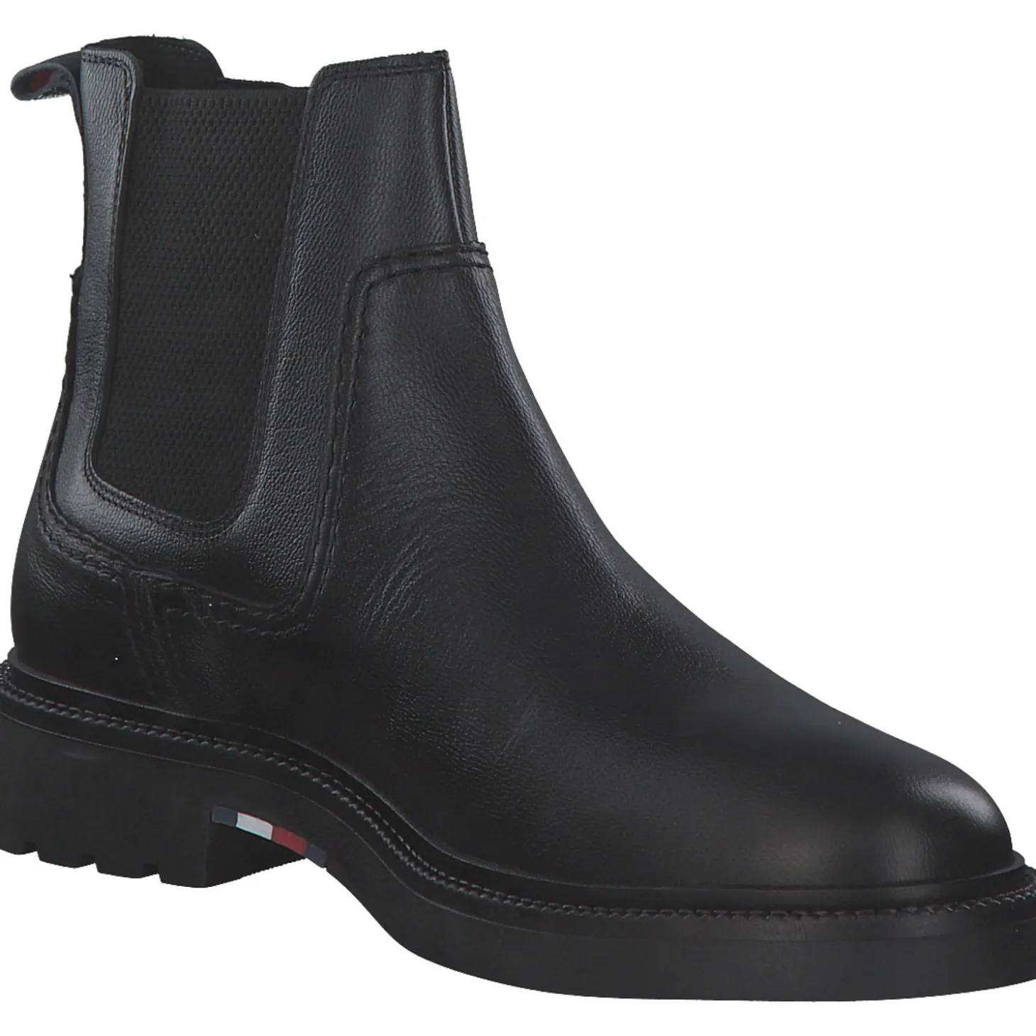 Tommy Hilfiger FM0FM05184BDS HILFIGER COMFORT LWT LTH, Chelsea Boots, Herren, Black