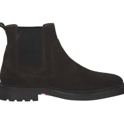 Tommy Hilfiger FM0FM05104GOP HILFIGER COMFORT LWT SUEDE, Chelsea Boots, Herren, Dark Coffee