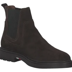 Tommy Hilfiger FM0FM05104GOP HILFIGER COMFORT LWT SUEDE, Chelsea Boots, Herren, Dark Coffee
