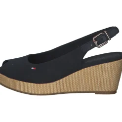 Tommy Hilfiger FW0FW04788, Keilsandaletten, Damen, Blau (Desert Sky)