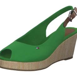 Tommy Hilfiger FW0FW04788, Keilsandaletten, Damen, Grün