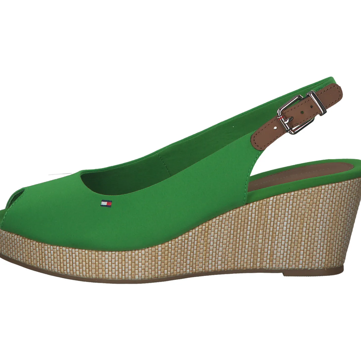 Tommy Hilfiger FW0FW04788, Keilsandaletten, Damen, Grün