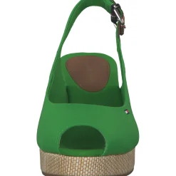 Tommy Hilfiger FW0FW04788, Keilsandaletten, Damen, Grün