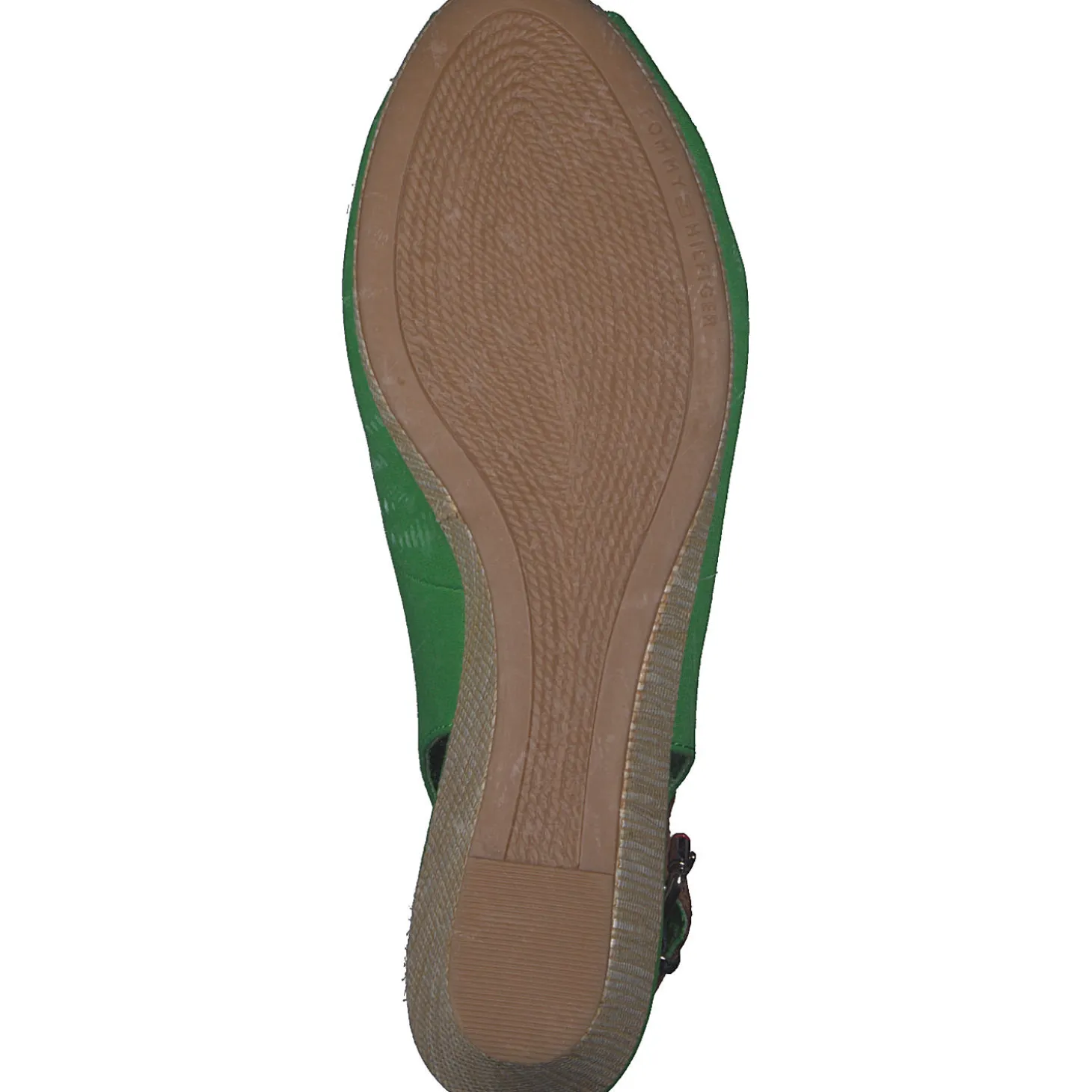 Tommy Hilfiger FW0FW04788, Keilsandaletten, Damen, Grün