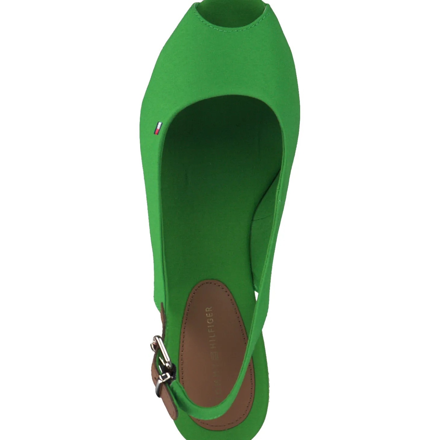 Tommy Hilfiger FW0FW04788, Keilsandaletten, Damen, Grün