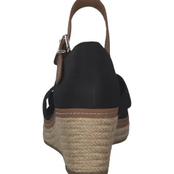 Tommy Hilfiger FW0FW00906, Keilsandaletten, Damen, Schwarz