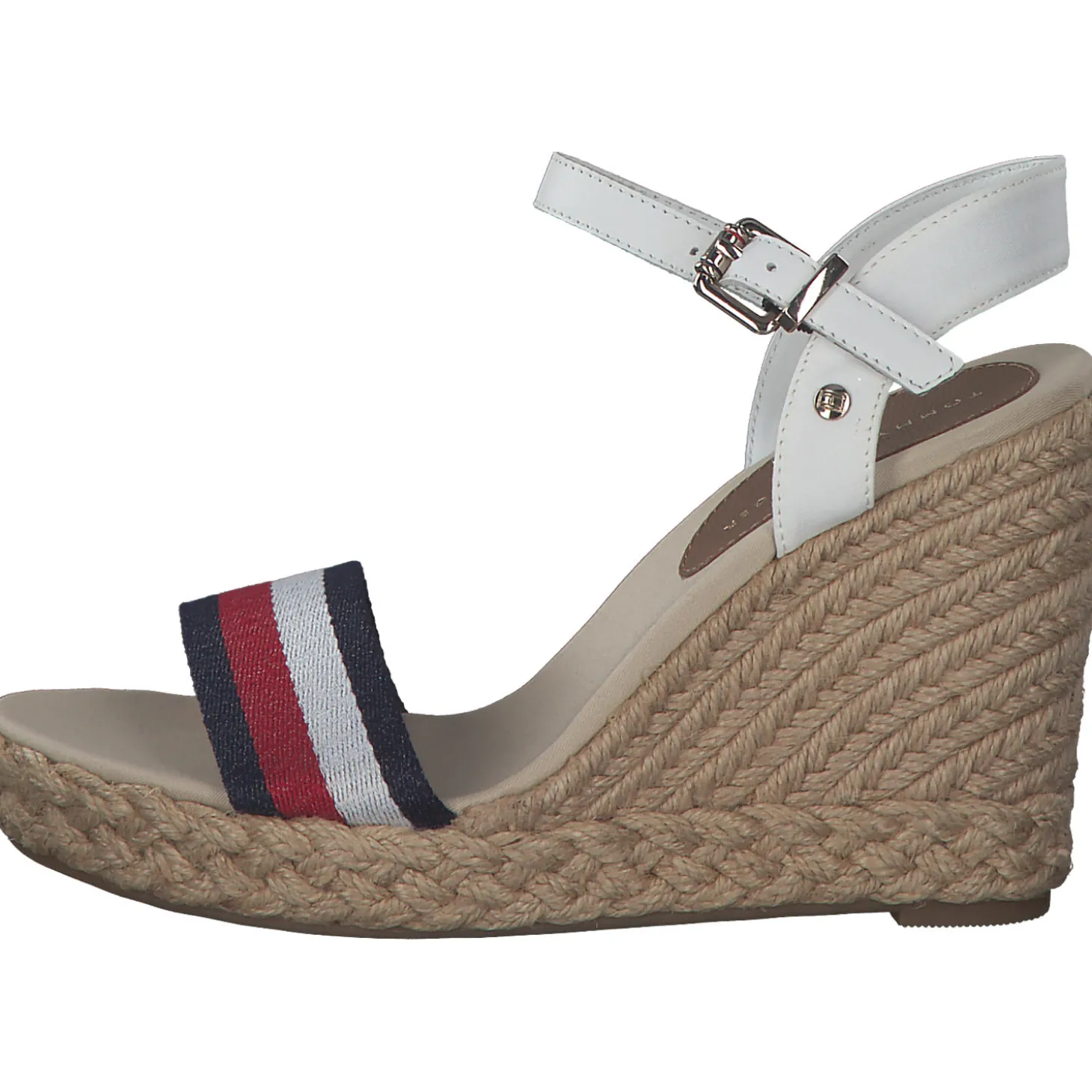 Tommy Hilfiger FW0FW05590, Keilsandaletten, Damen, Weiß