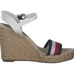 Tommy Hilfiger FW0FW05590, Keilsandaletten, Damen, Weiß