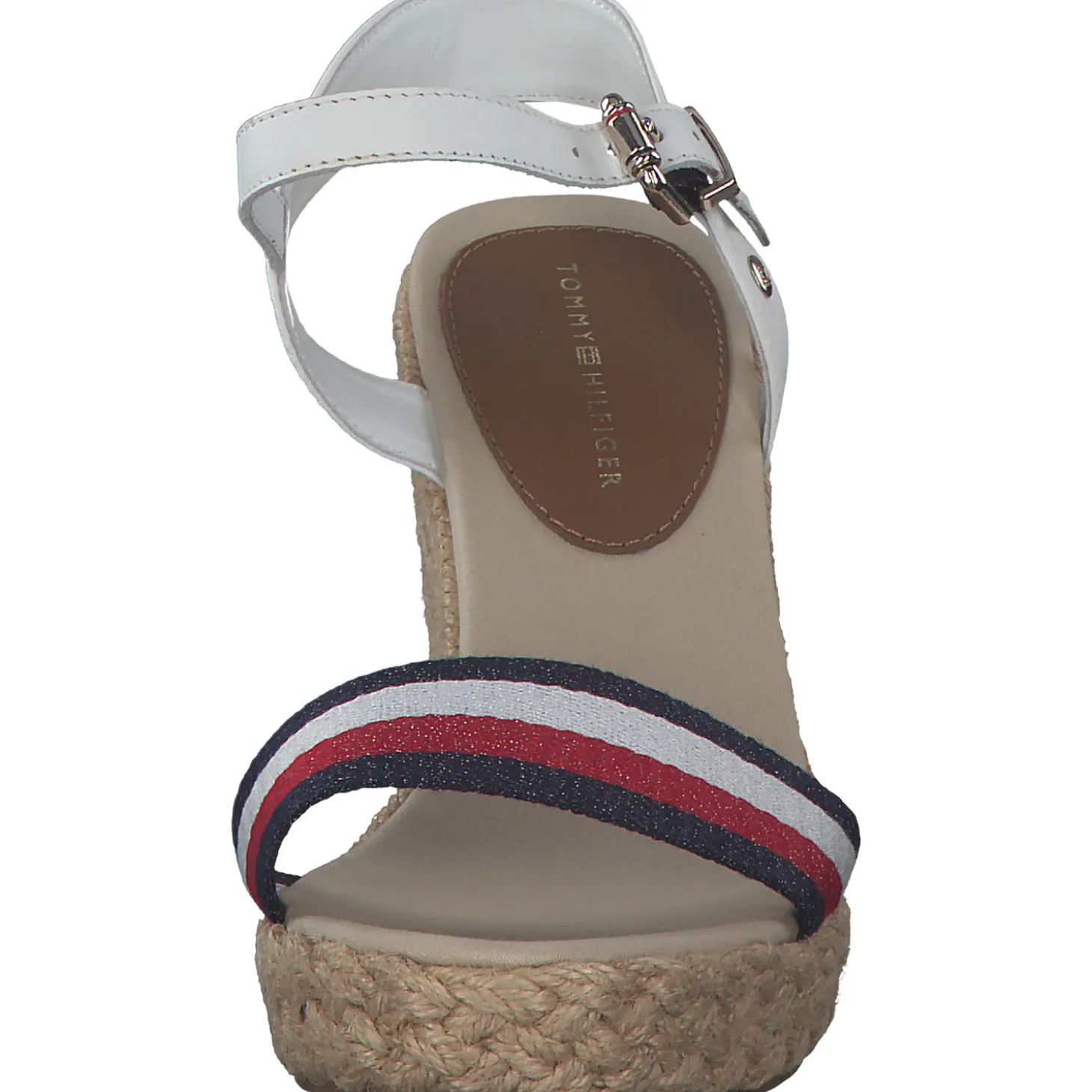 Tommy Hilfiger FW0FW05590, Keilsandaletten, Damen, Weiß