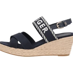 Tommy Hilfiger FW0FW07091, Sandaletten, Damen, space blue