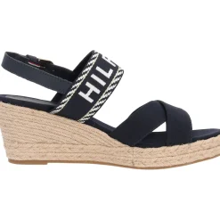 Tommy Hilfiger FW0FW07091, Sandaletten, Damen, space blue