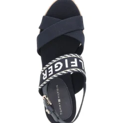 Tommy Hilfiger FW0FW07091, Sandaletten, Damen, space blue