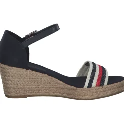 Tommy Hilfiger FW0FW07078, Sandaletten, Damen, space blue