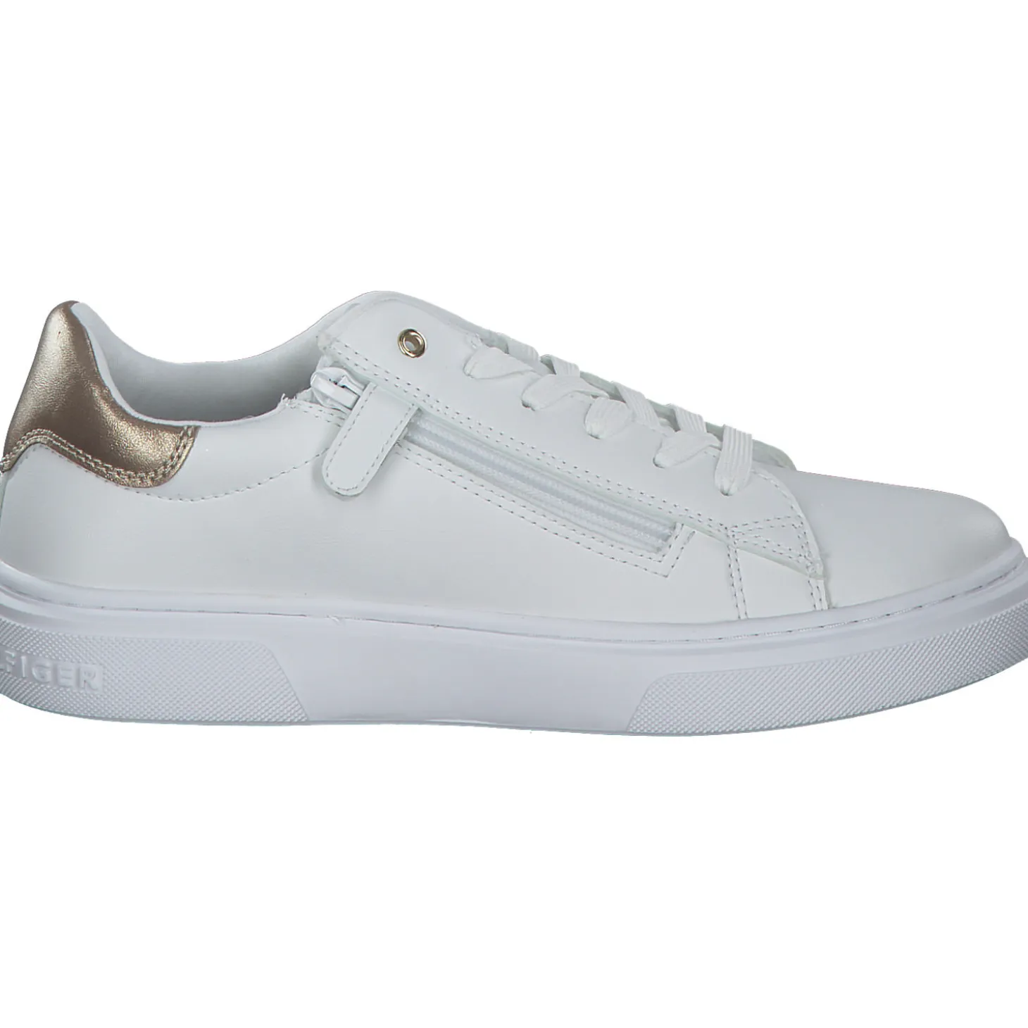 Tommy Hilfiger T3A9-32703, Schnürschuhe, Kinder, bianco/platino