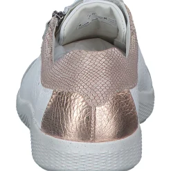 Waldläufer Ira 634002, Schnürschuhe, Damen, WEISS SKIN ROSÈGOLD