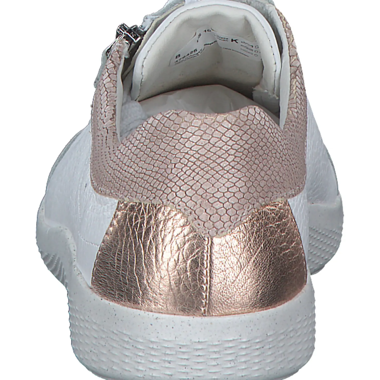 Waldläufer Ira 634002, Schnürschuhe, Damen, WEISS SKIN ROSÈGOLD