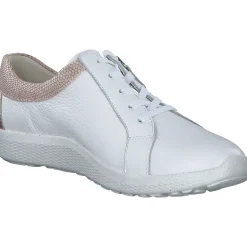 Waldläufer Ira 634002, Schnürschuhe, Damen, WEISS SKIN ROSÈGOLD