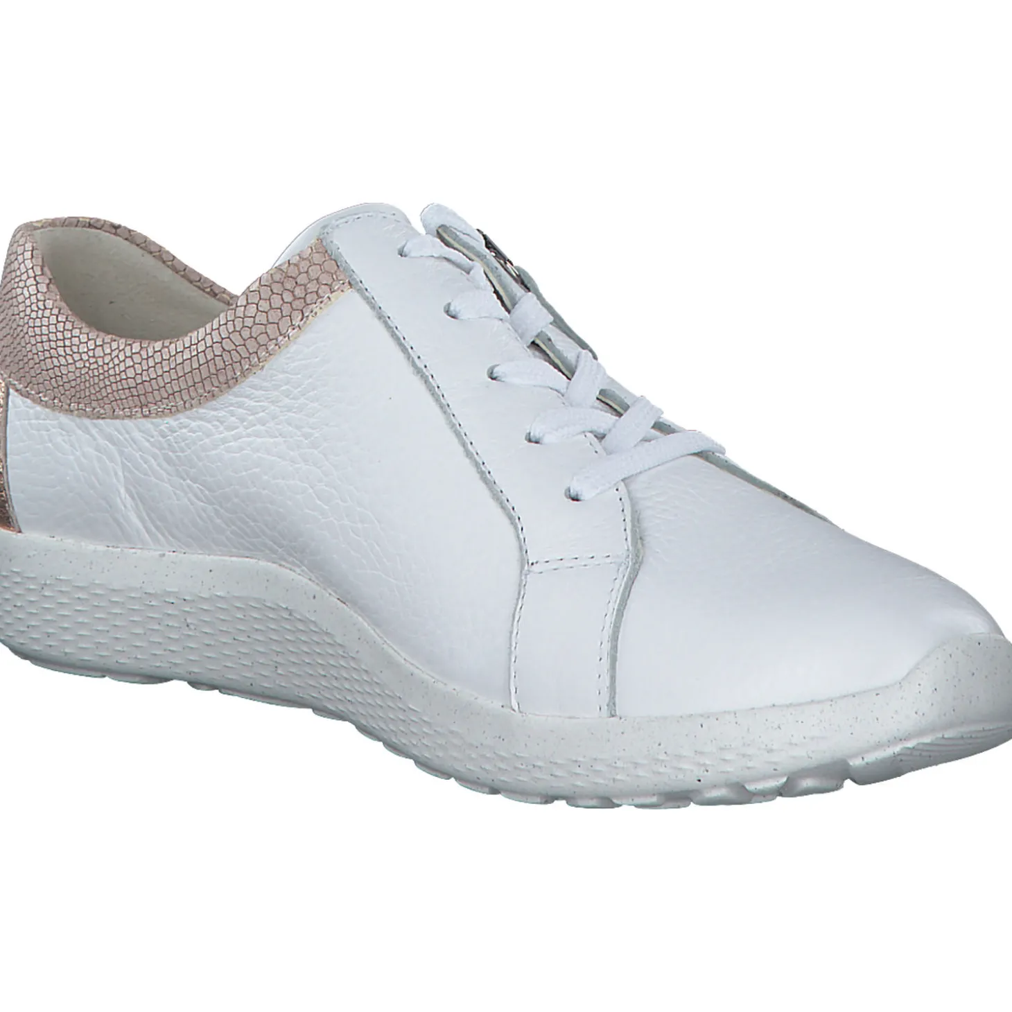 Waldläufer Ira 634002, Schnürschuhe, Damen, WEISS SKIN ROSÈGOLD