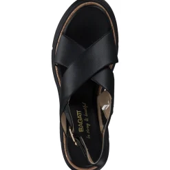 Bagatt AEI81, Plateau-Sandaletten, Damen, Schwarz