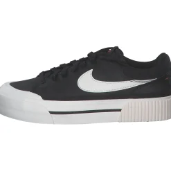 Nike Court Legacy Lift DM7590, Schnürschuhe, Damen, black/wail white/team orange