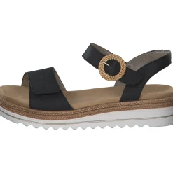 Remonte D0Q52, Keilsandaletten, Damen, Schwarz