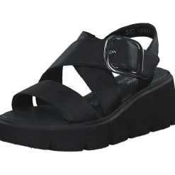Rieker Evolution W1550, Plateau-Sandaletten, Damen, Schwarz