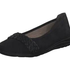 Rieker L9358, Ballerinas, Damen, schwarz/black