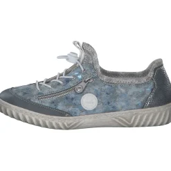 Rieker N0963, Schnürschuhe, Damen, adria/heaven/adria/silverflowe