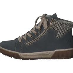 Rieker N0709, Sneakers High, Damen, Blau