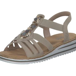 Rieker V0649, Keilsandaletten, Damen, ginger