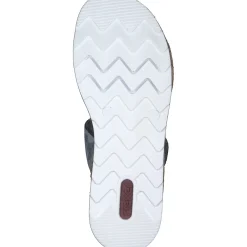 Rieker V7986, Pantoletten & Badeschuhe, Damen, Blau